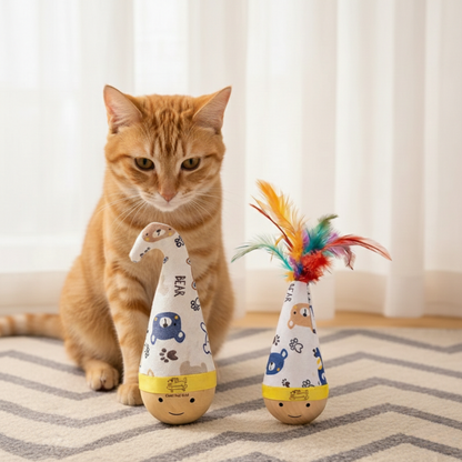 Interactive Cat Tumbler Toy