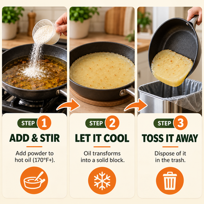 Super Fry Cooking Oil Solidifier