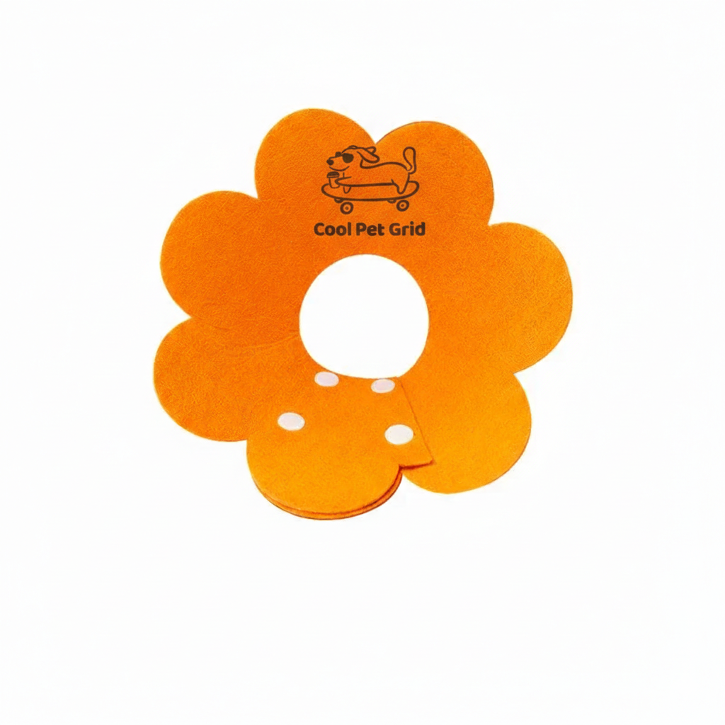 Flower Felt Recovery Collar
