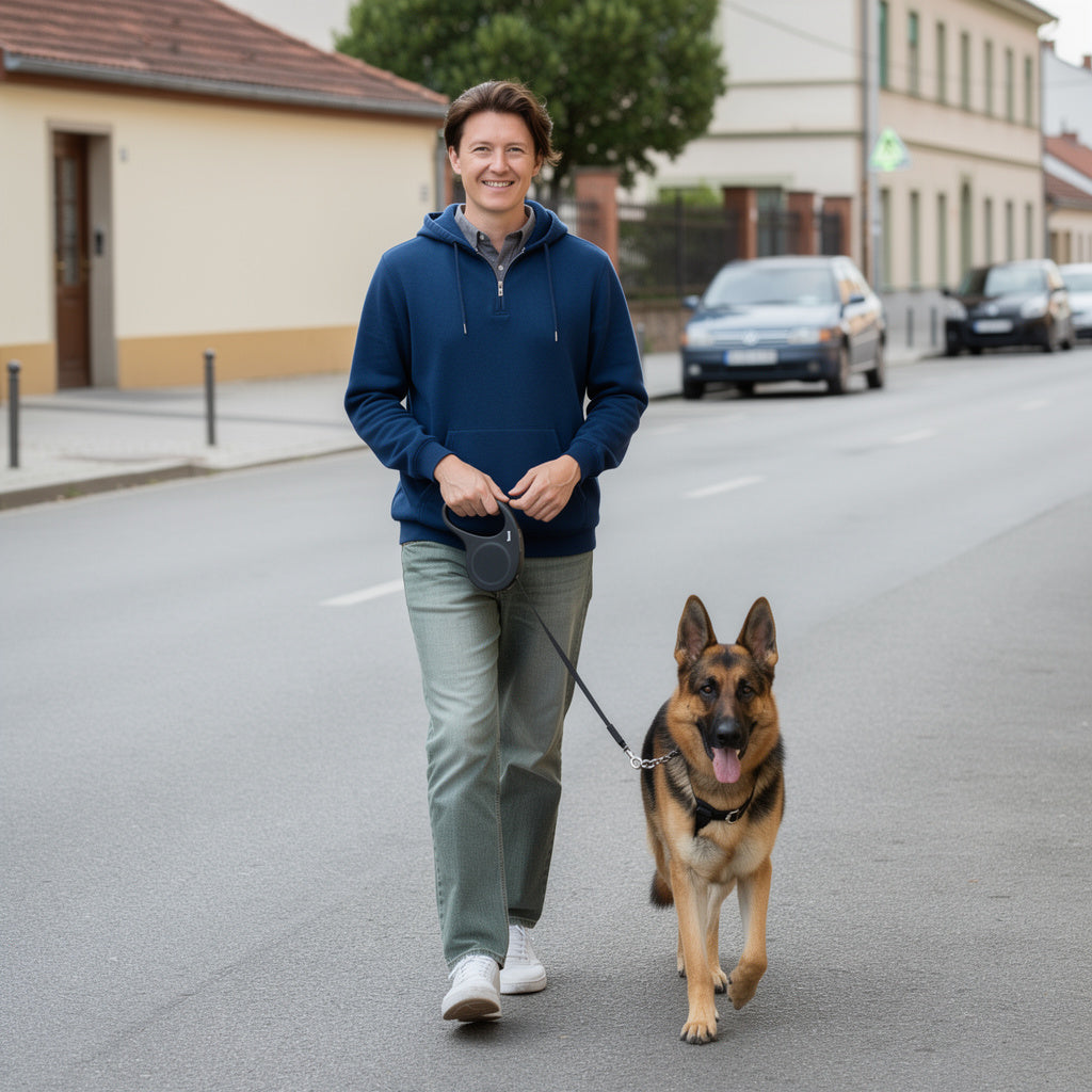 Heavy-Duty Retractable Dog Leash