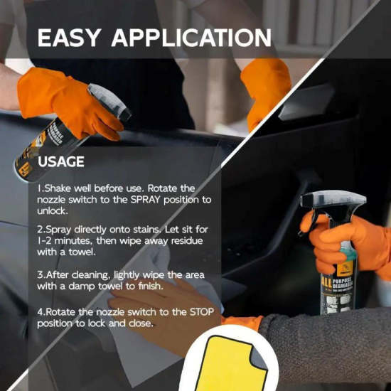 🔥Multi-purpose Cleaning Spray - All Purpose Degreaser for Car and House
