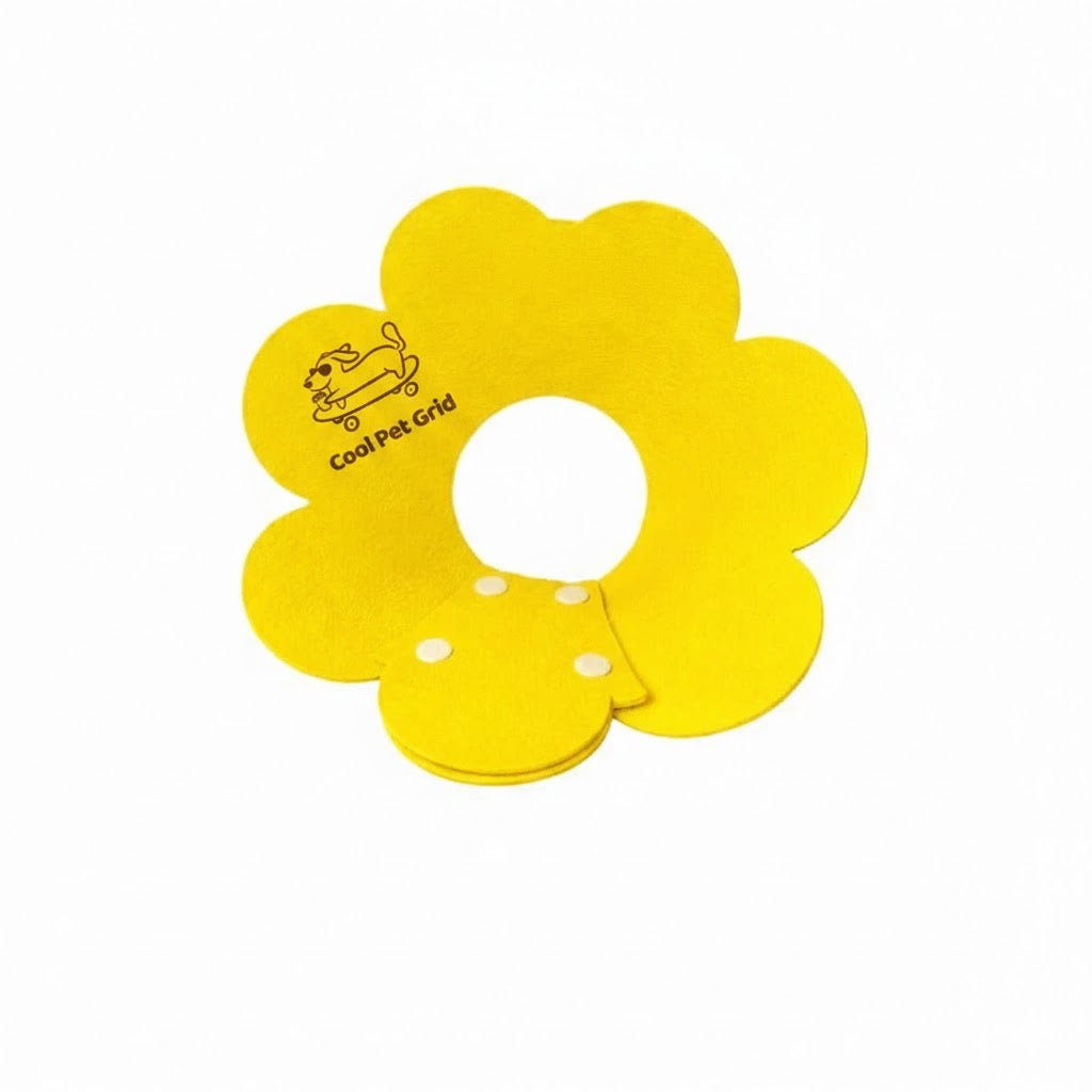 Flower Felt Recovery Collar